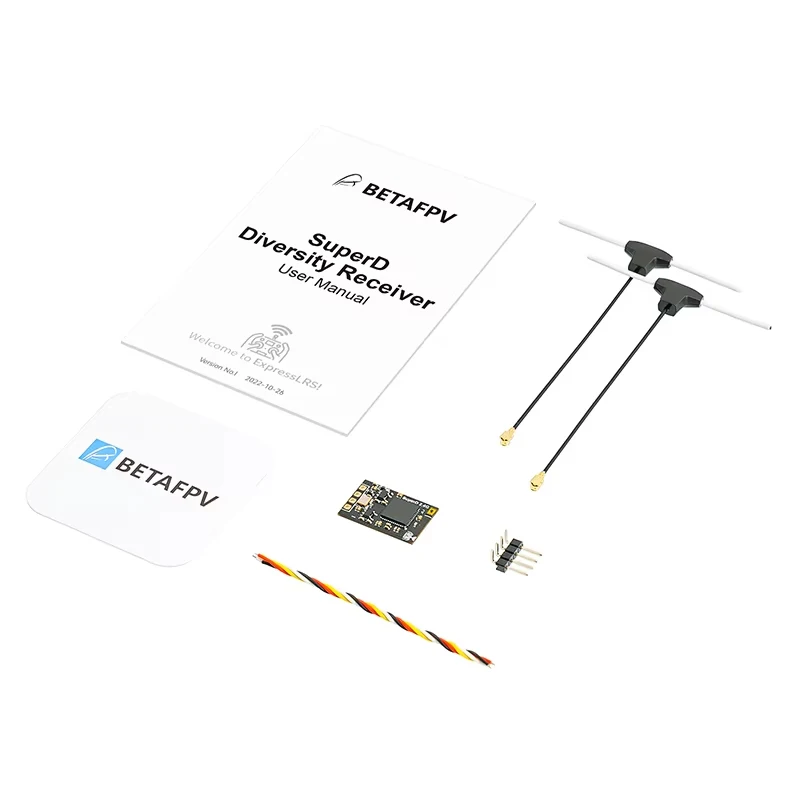 SuperD ELRS Diversity Receiver BETAFPV 2.4G/915MHz For Long Distance FPV Quadcopter Parts