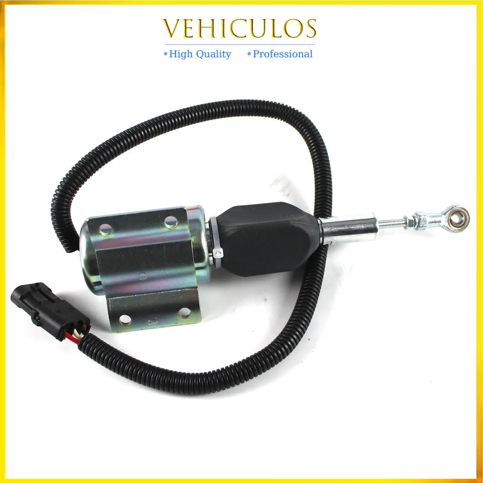 

3930235 SA-4348-12 New 12 Volt Shut Down Solenoid Fits For Cummins 6c 8.3l Industrial Engine Excavator Accessories Parts
