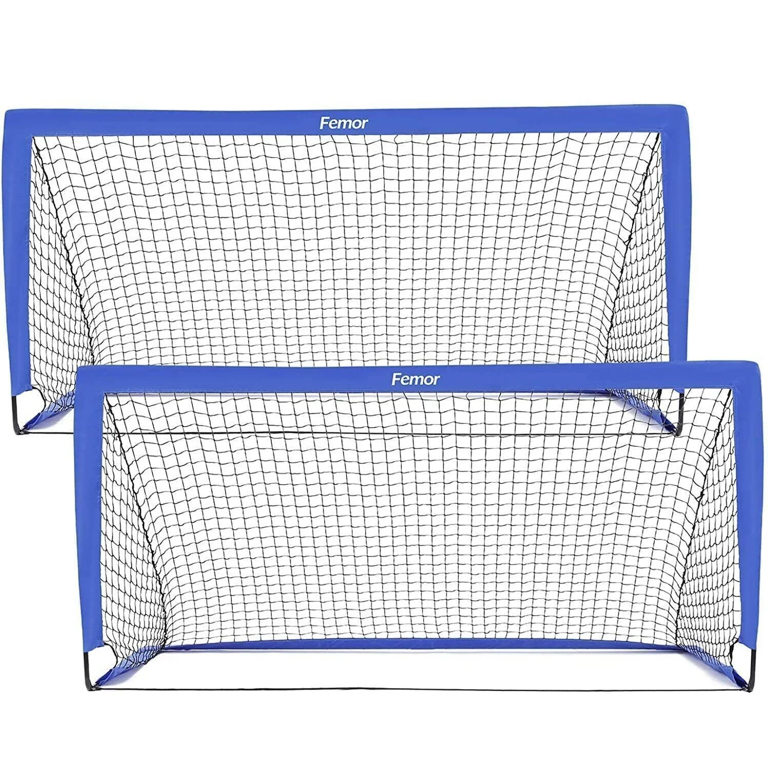 2 Soccer Goal Soccer Net Portable Soccer Goals 180x90x90cm Training