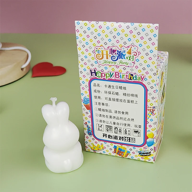 Zodiac candle cartoon cute animal image creative birthday candle cake decoration candle zodiac dragon horse candle