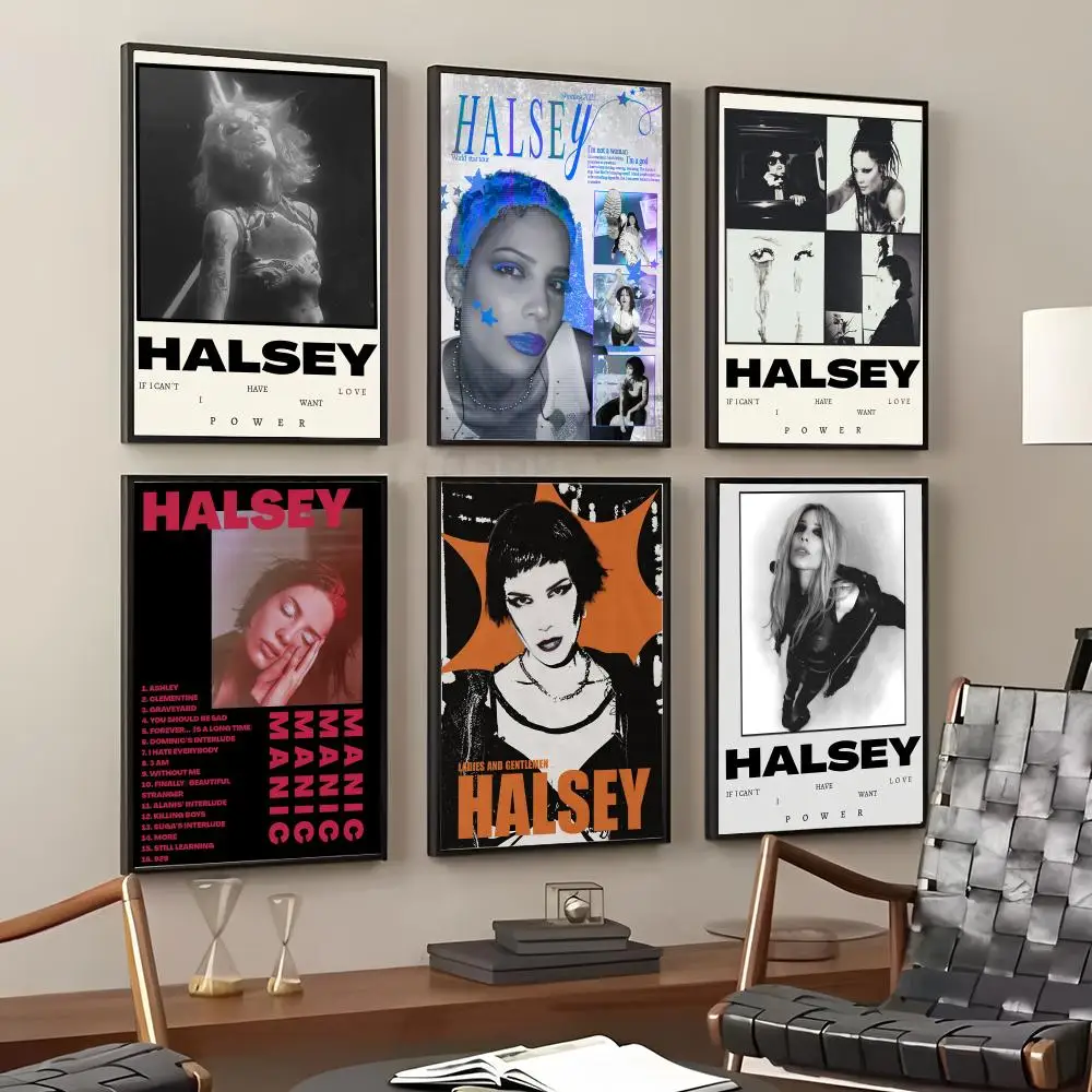 H-halsey Back to Badlands Painting Calligraphy Cotton Canvas Wall Art Poster  Quality Decor Painting for Living Room Home Decor