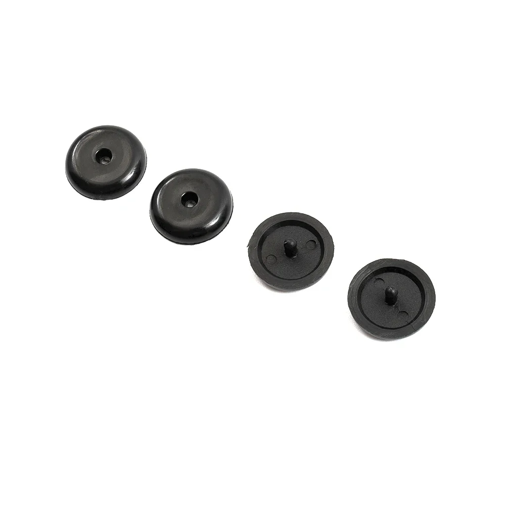 Button Clips (pair) Black Retainer Seat Belt Button Seat Belt 1.5x1.5x0.2cm 2022 Black High Quality Hot Sale New