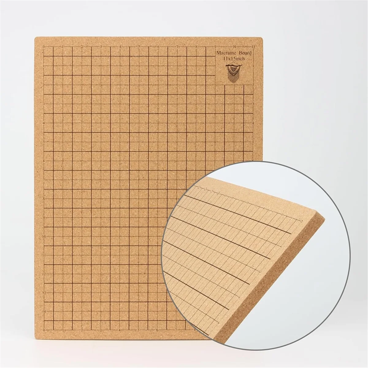 マクラメボードセット、Tピンクリップ、金属製の調整可能なホルダー、編組クラフトヘルパー、12 x16インチ