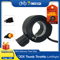 Quick Thumb Throttle Electric Scooter Bicycle 130X Thumb Throttle  ebike 3 Pin Waterproof SM Connector Electric Bike Accessories