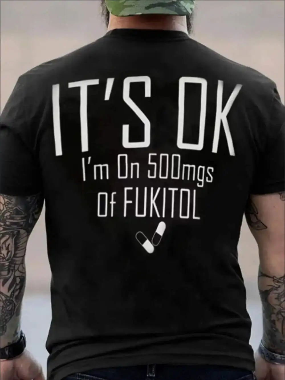 

Мужская повседневная футболка с 3D цифровым принтом — круглый вырез, футболка с рисунком букв на лето