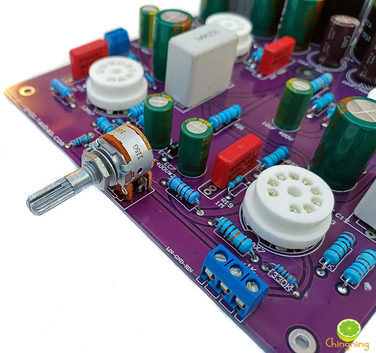 Stabilizzatore elettronico della fase anteriore del raddrizzatore della fase anteriore del tubo elettronico del circuito Hetian Mao 12AX7 12AU7