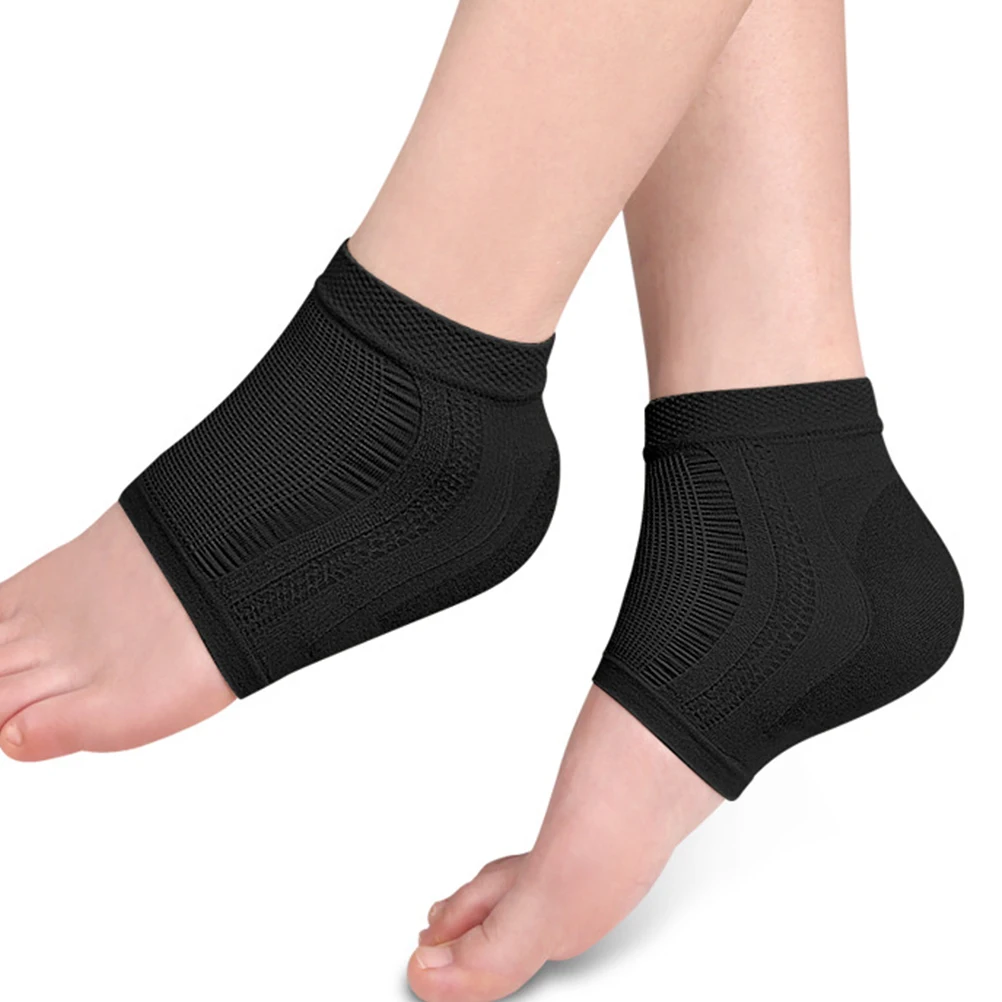 

2 Pairs Elastic Foot Protector Moisturizing Nylon Anti-crack Heel Socks