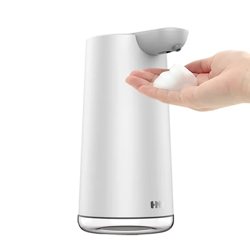 Dispensador automático de jabón de espuma, desinfectante de manos sin contacto, dispensador de jabón recargable ajustable para desinfectante de baño y cocina