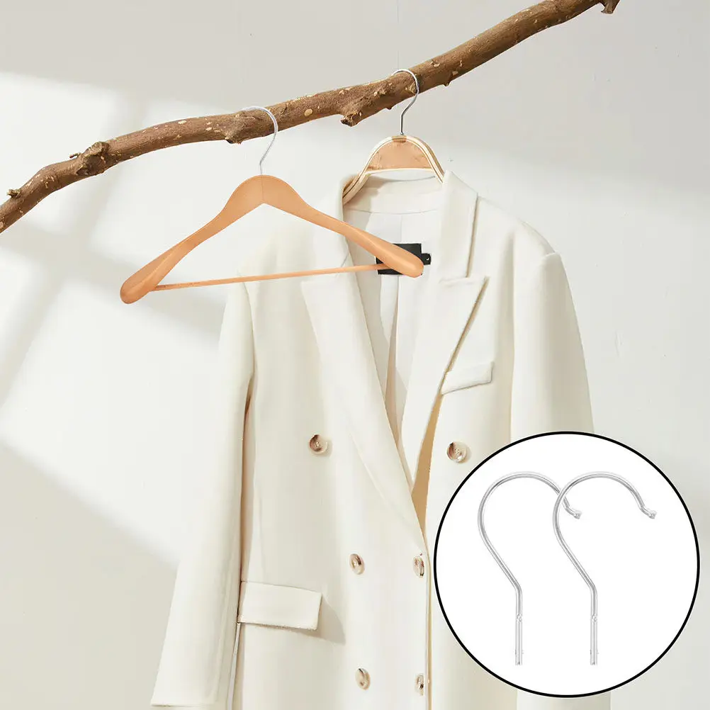 12Pcs Metal Mannequin Hooks Clothes Hanger Connector Hook Replacement for Clothing Rack Retail Display Hanger Attachment