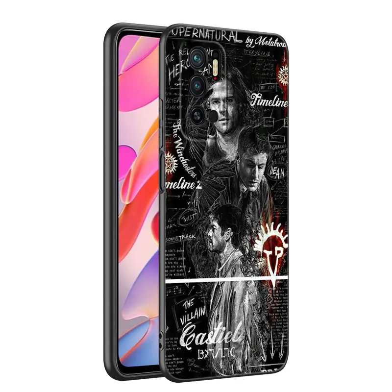 Supernatural Black Silicone Phone Case For Xiaomi Mi 9 SE 8 10T 11 12 13 Lite 9T 11T 12S 12T 13T 14 Pro 5G NE 11i 12X