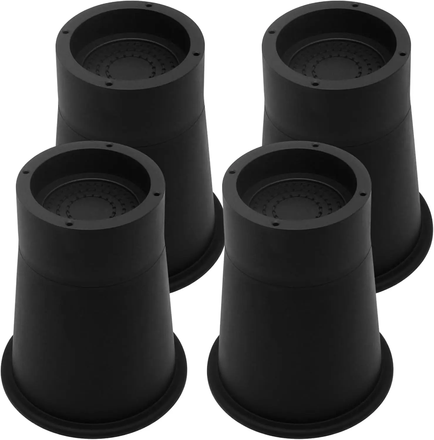 

4 Pa Bed Risers Furniture Risers Heavy Duty, 5.8 H Adjustable Bed Lifts Risers For Table, Couch, Desk, Chair Legs,