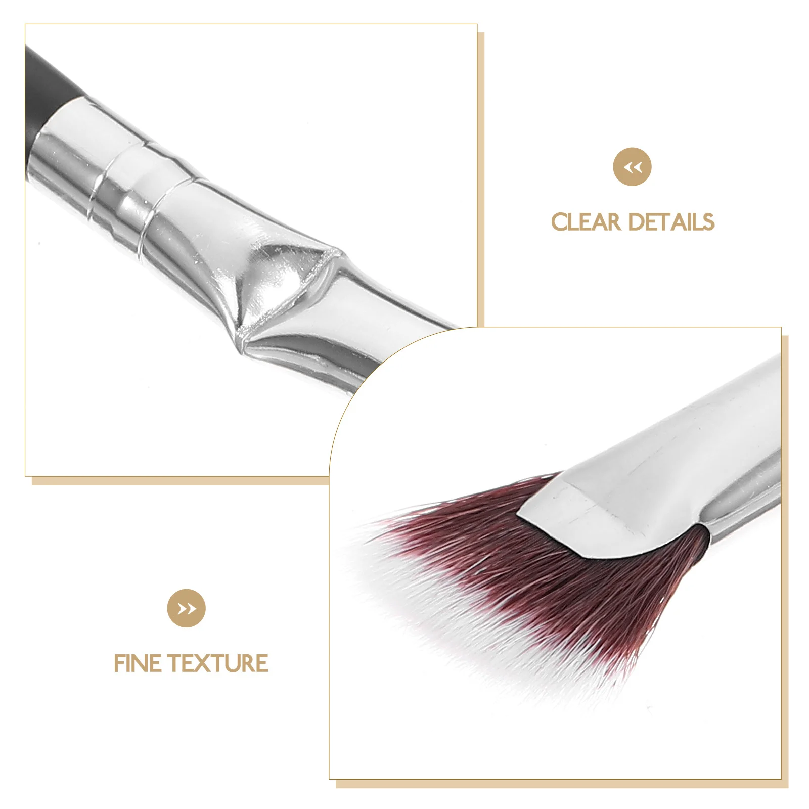 1 مجموعة للطي زاوية صدفي لاش فرشاة على شكل مروحة رمش فرشاة ل الماسكارا الاستمالة فصل لاش قضيب أداة #4