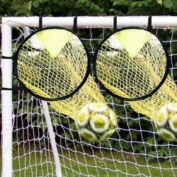 Equipo de red de tiro para Entrenamiento de fútbol, portería de red de objetivo para entrenamiento de fútbol, tiro libre para jóvenes, Topshot de fútbol, 1/2 Uds.