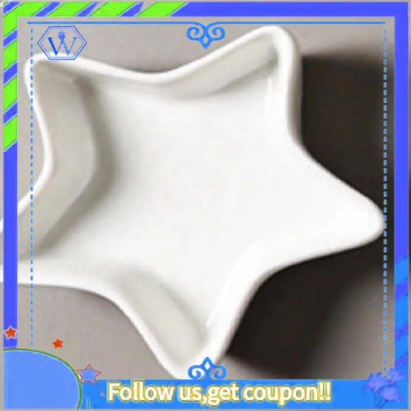 

Easy To Use 10PCS Five-Pointed Star Shaped Condiment Dishes Dipping Sauce Dish Soy Sauce Pinch Bowl BBQ-Chip & Serving B