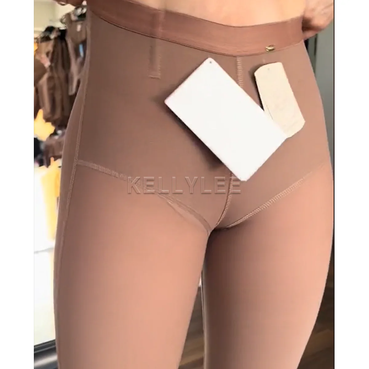 Shorts gainants taille haute sans couture invisibles mi-longs pour femme, effet amincissant, rehausseur de fesses et contrôle du ventre