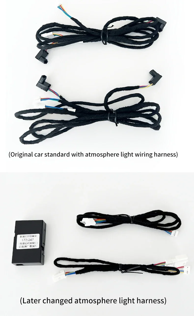 For Mercedes-Benz New A/B/CLA/GLA/GLB-class W177 W118 W247 GLB247 Car Interior LED Light Seat Back Ambient Light