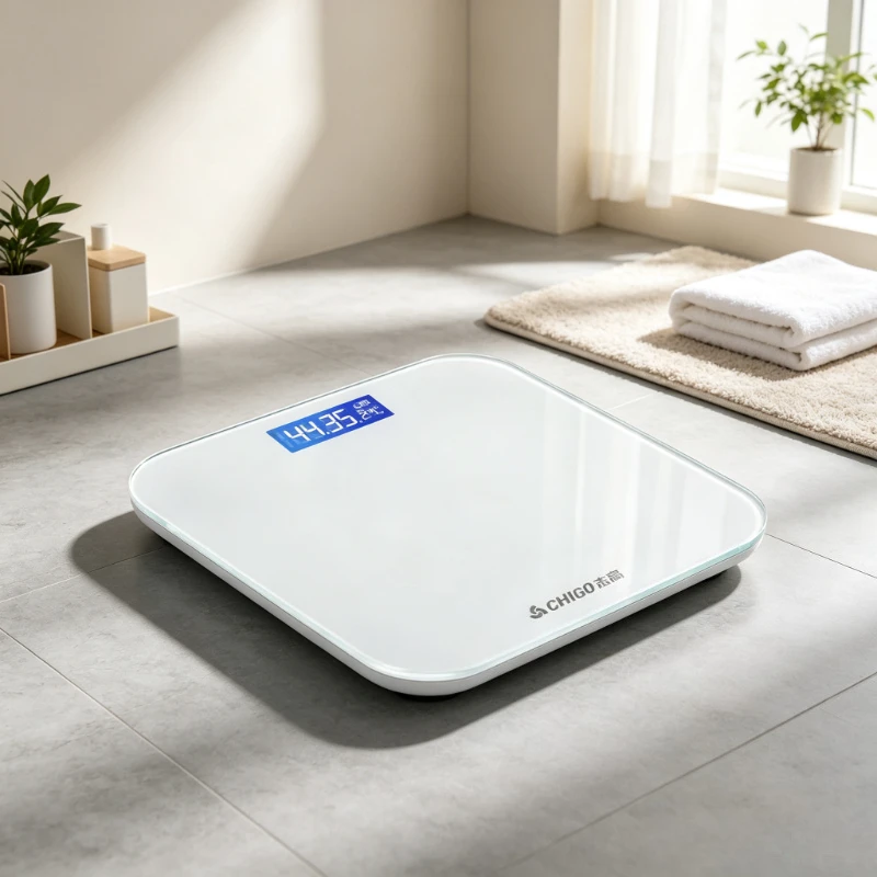 Digital Bathroom Scale 0.1kg Precision LCD Display Auto On Off Type C Rechargeable Body Weight Scale for Home Daily Use 디지털 체중계