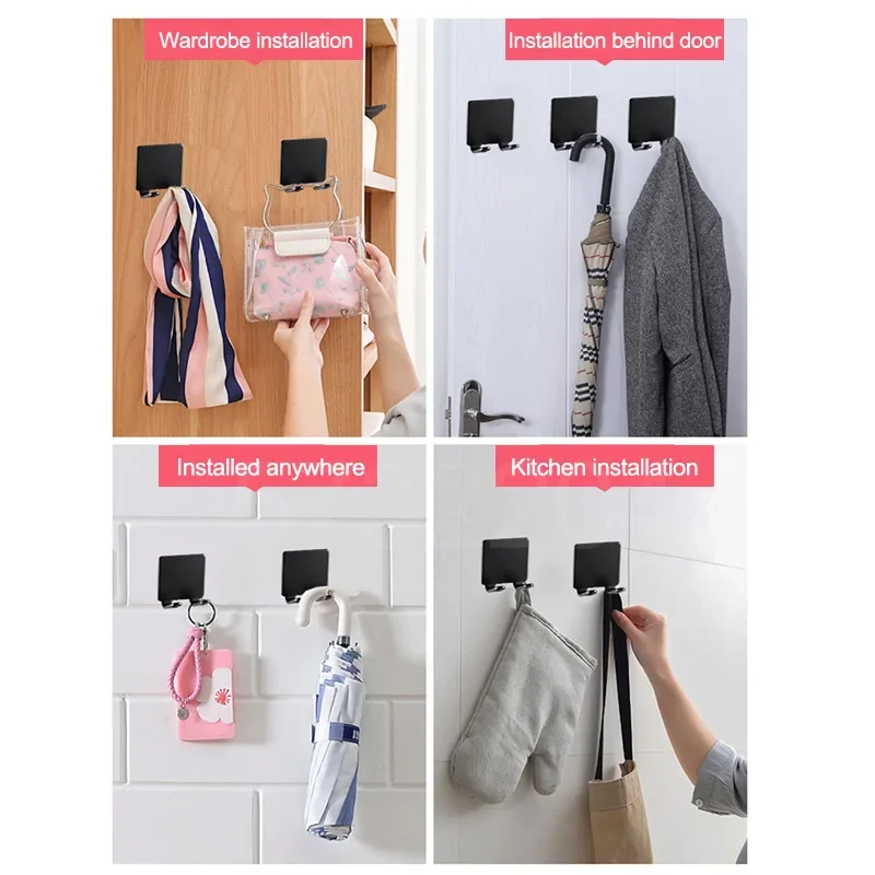 Shaving Razor Holder multi-function Men Shaving Shaver Storage Hook Wall Shelf Razor Rack Bathroom Kitchen Accessories Hooks image 3