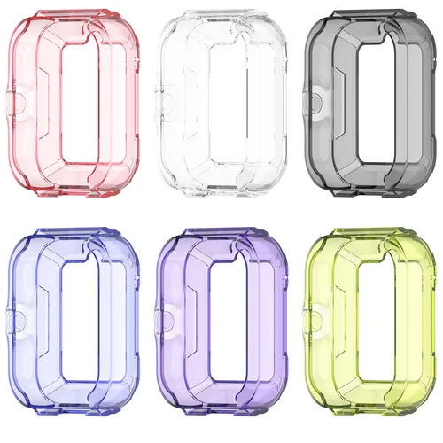 Imagen 2 del producto Funda protectora para reloj Huawei para niños, serie 5, fundas universales de TPU suave, medio paquete, carcasa protectora, parachoques, accesorios para reloj