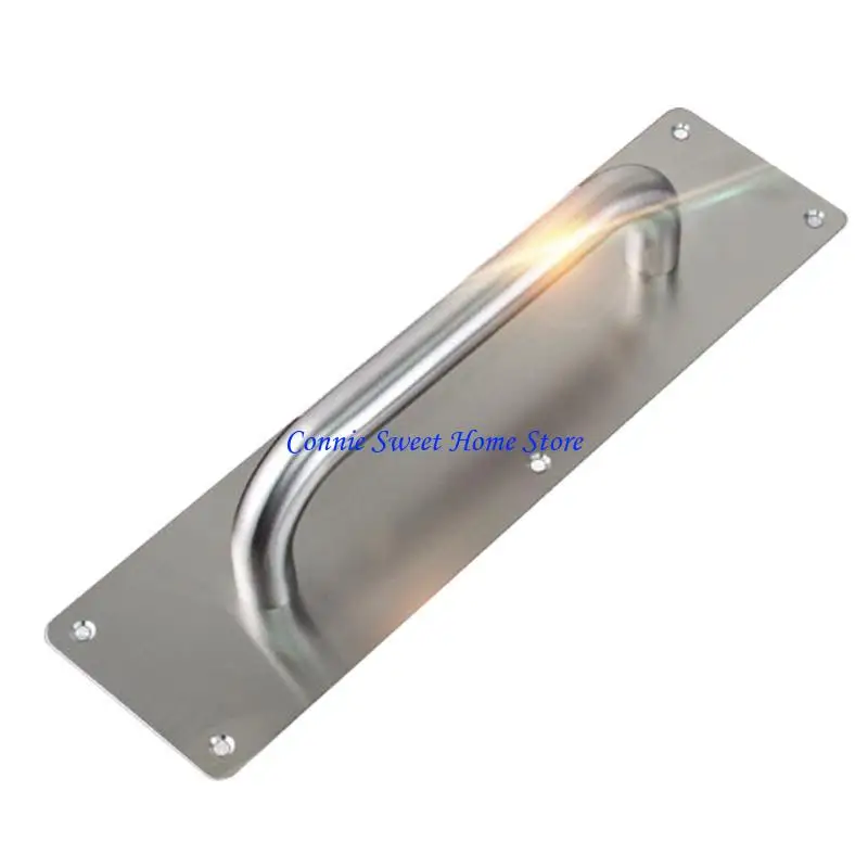 

LXAF Simple Sliding Door Handle with Flush Pull Push Plate Handle for Composite Door