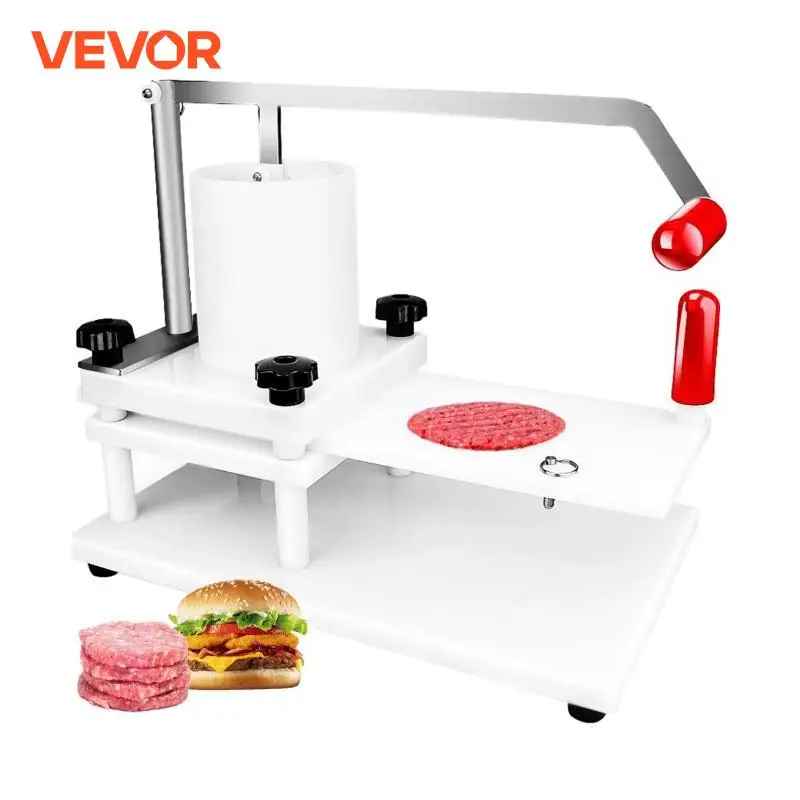 VEVOR-Presse à Hamburger Rond Manuel et Commercial, Appareil de Cuisine pour Faire des Pommes de