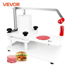 VEVOR Hamburger Patty Maker 51mm 110mm 130mm Mold Commercial Manual Round Burger Press Meat Shaping Machine Kitchen Appliances