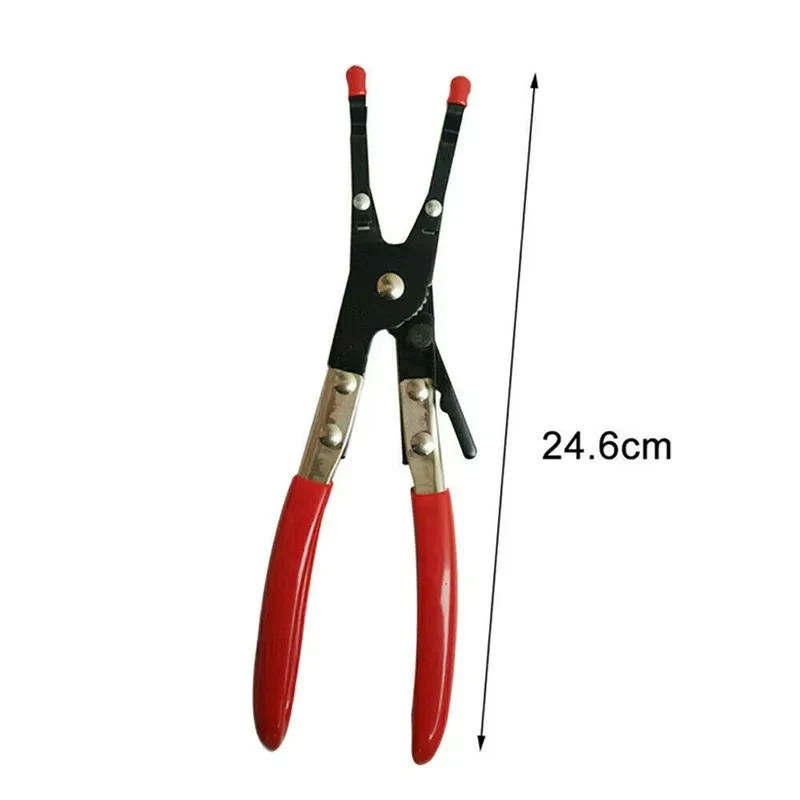 Auto Hose Clamp Pliers Straight Throat Tube Bundle Clamp Removal Tool Water Pipe Hose Flat Band Ring Type Tool Garage Tools image 6