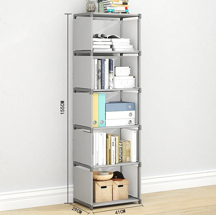 Book Storage Rack Display Stand Creative Organizer shelves Home Decor Bookshelf