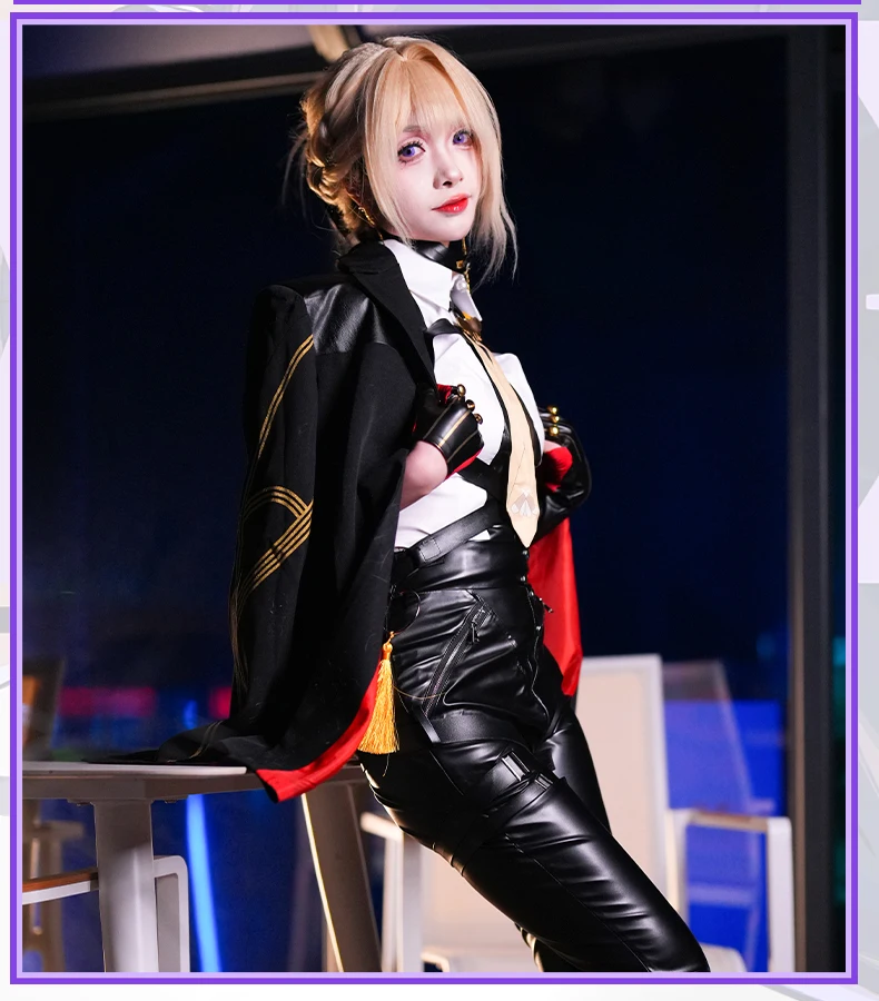 IN MAGAZZINO Nuovo Evelyn Chevalier Costume Cosplay Halloween Natale Giochi di ruolo Comico XS-3XL TAGLIA Zenless Zone Zero Gioco ZZZ COS