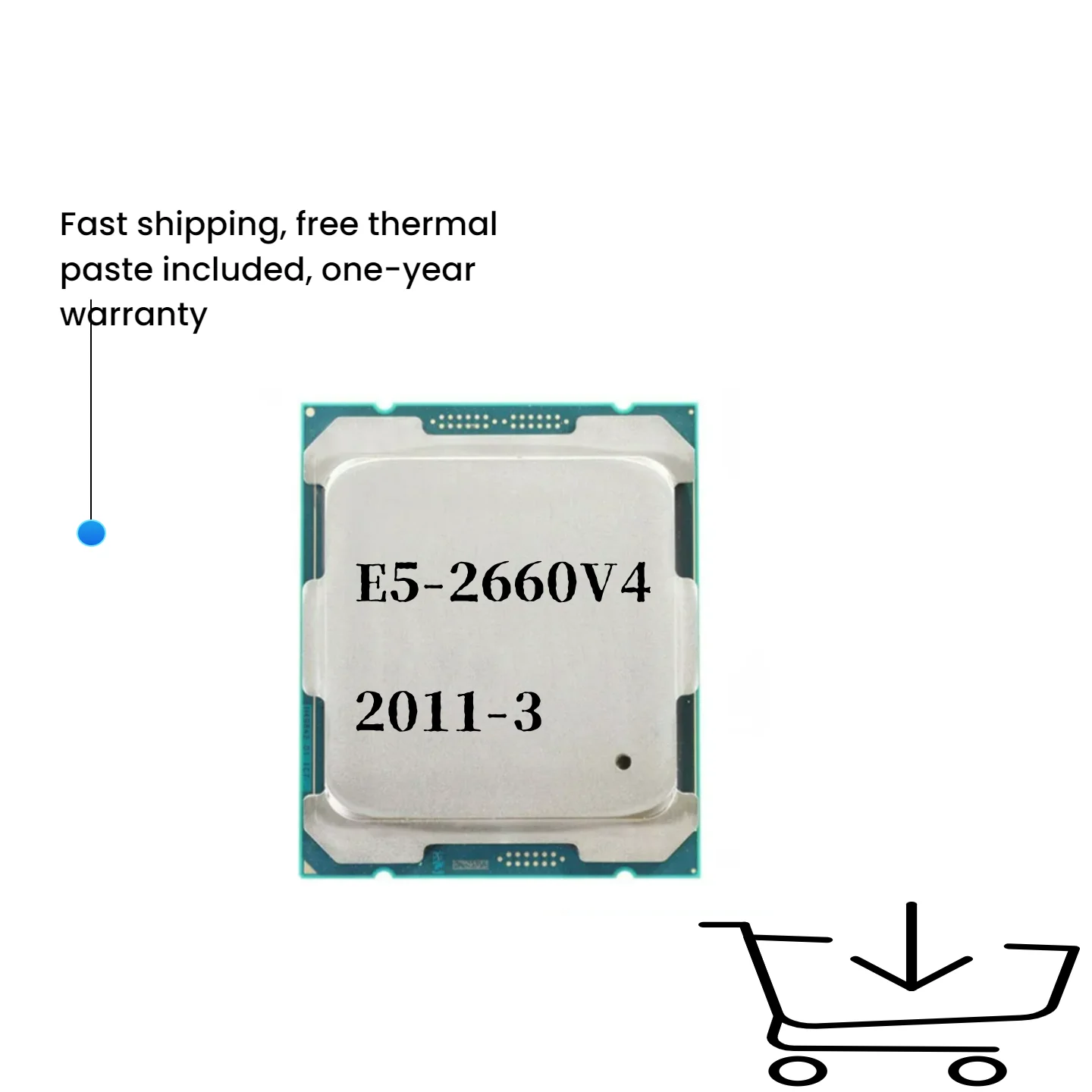 

Xeon E5 2660 V4 2660V4 2.0GHz LGA 2011-3 cpu processor