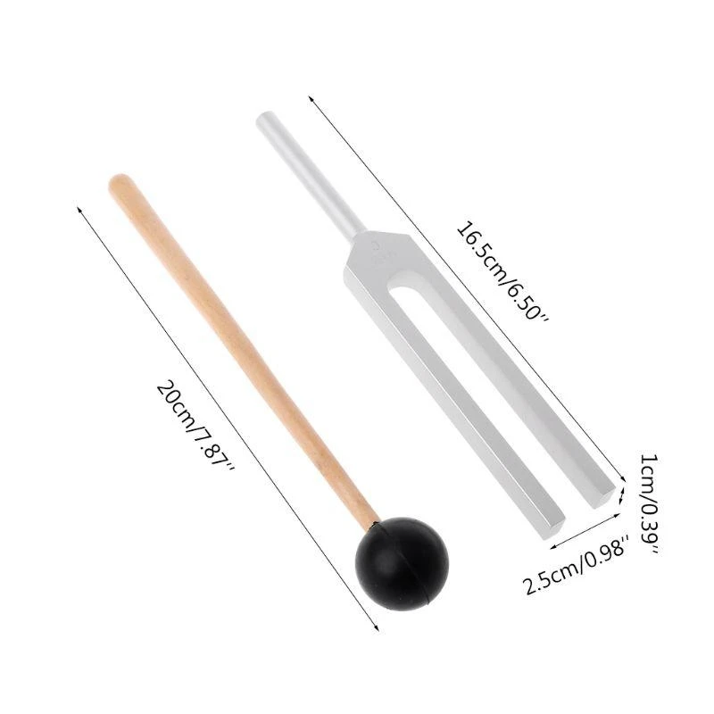  512 Hz Tuning Fork Mallet Bag Set for Healing DNA Repair Reliever Stress Healing
