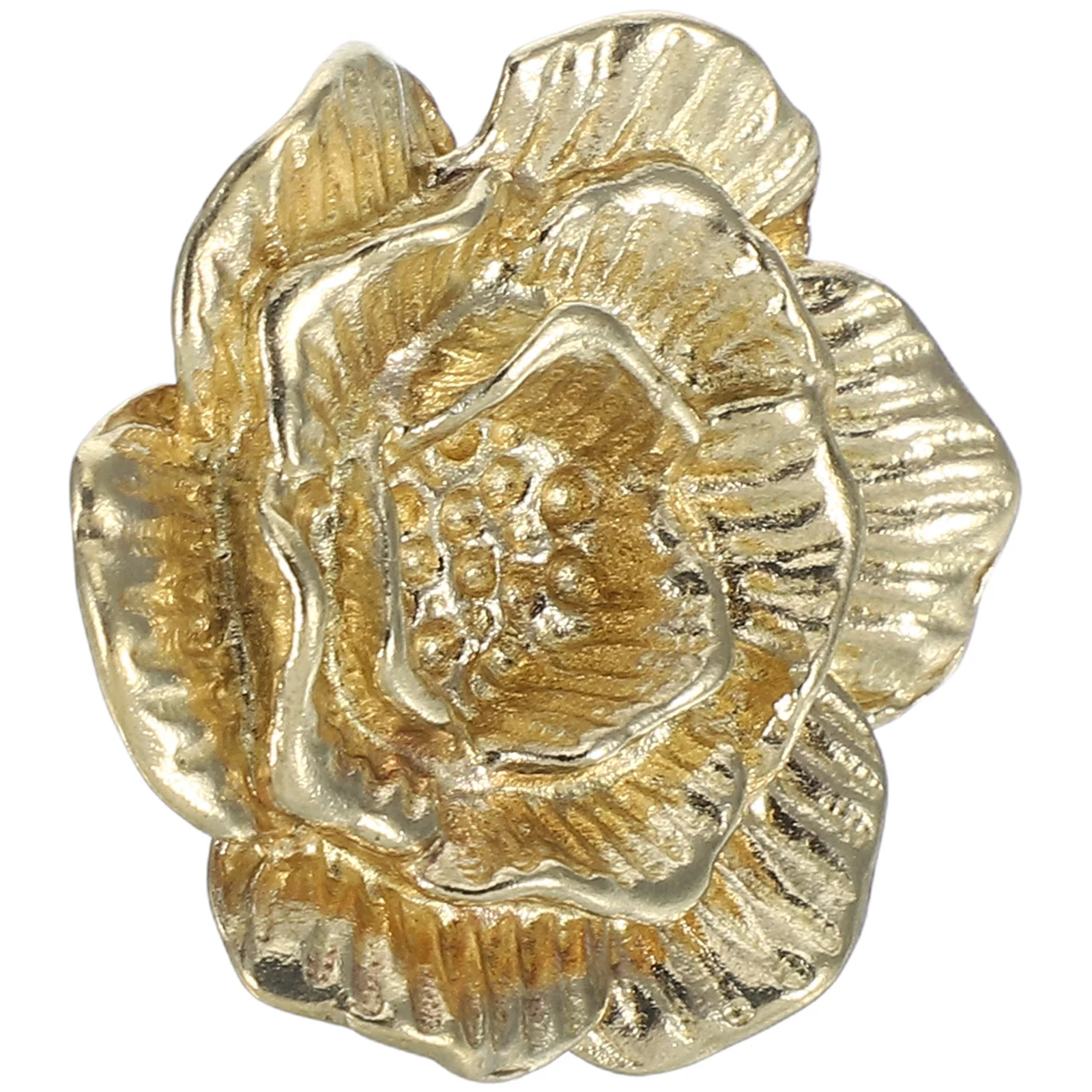 

Rose Flower Brass Door Handle Vintage Chinese Style Cabinet Drawer Pull Decorative Gold Knobs Brass Dresser Handles