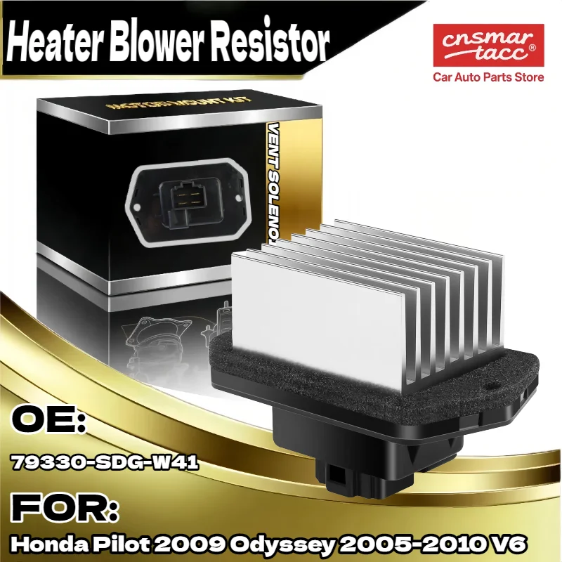 

For the HVAC Blower Motor Resistor for Honda Pilot 2009 Odyssey 2005-2010 V6 3.5L Rear 79330-SDG-W41