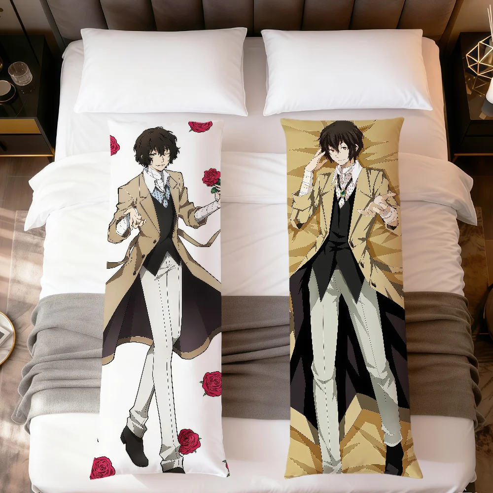 Anime B-Bungo S-stray Dogs O-Osamu Dazai Long Rectangle Body Pillowcase Bed Comfort Sofa Decoration Dakimakura Pillow Cover