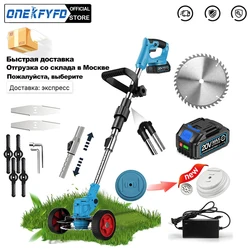 Tosaerba elettrico 21V Cordless Tagliaerba Lunghezza regolabile Taglierina Attrezzi da giardino domestici Compatibile con batteria Makita 18V