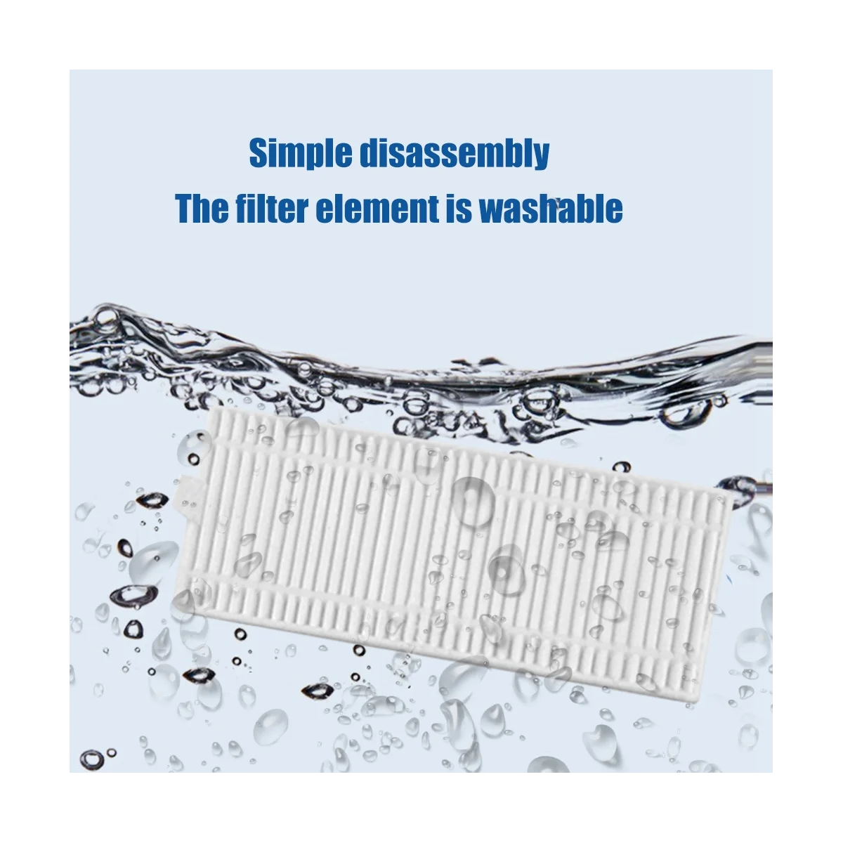 5PCS Vacuum Cleaner Replacement HEPA Filter Suitable for 360 S8 S8 Plus Sweeping Robot Accessories Filter