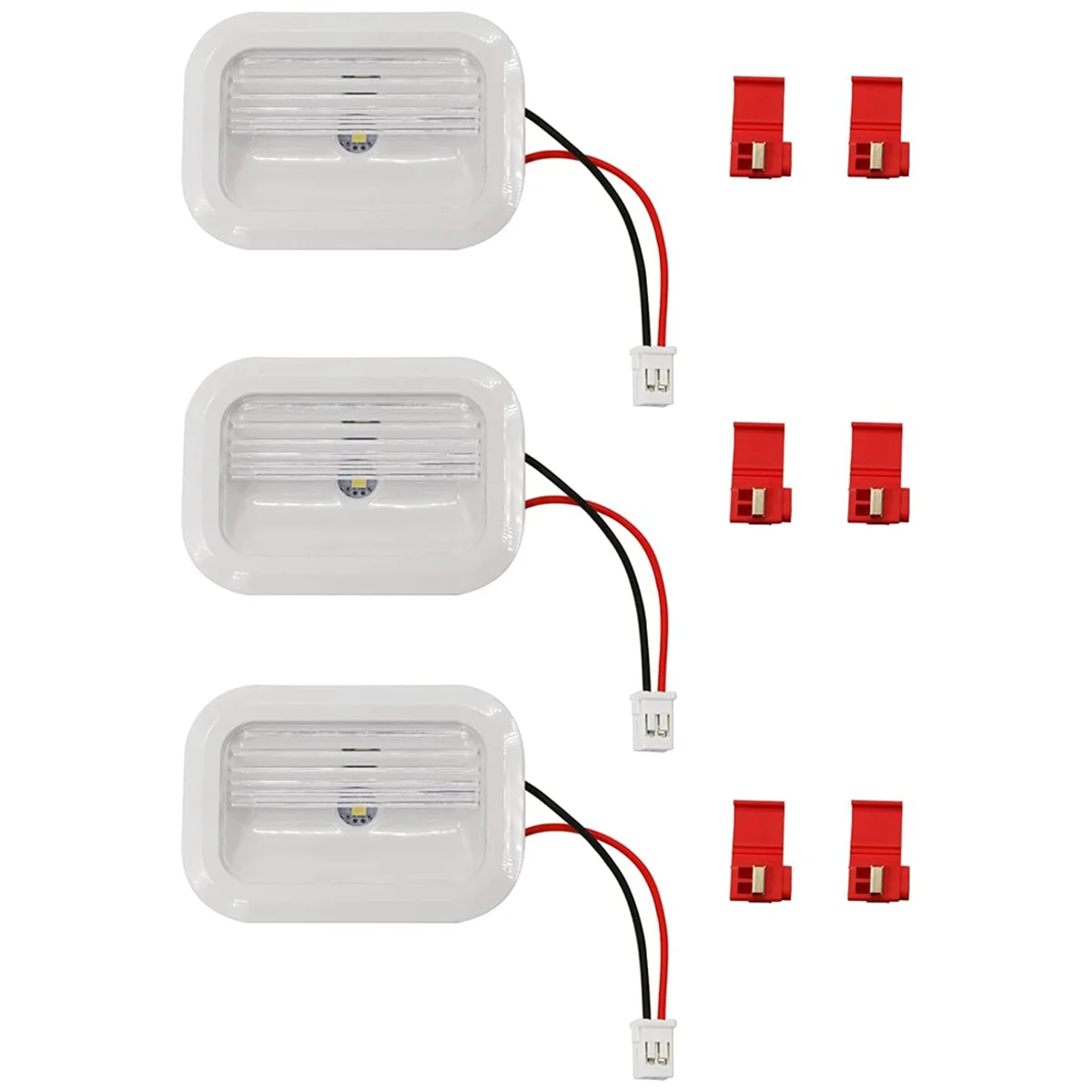 3Pack W10695459 W10843353 W11205083 for Whirlpool Kenmore Maytag Refrigerator LED Light Module Components