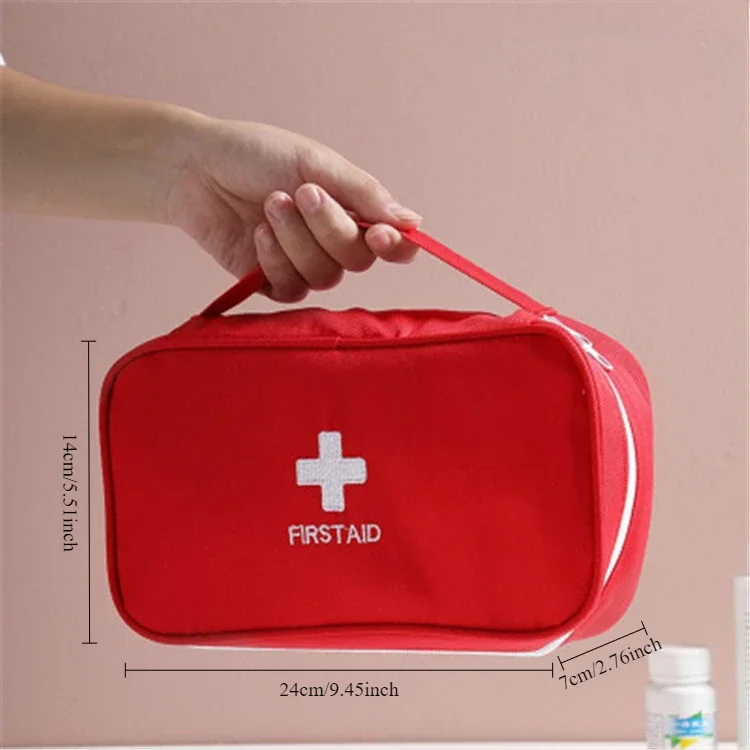 AfricPortable Trousse de premiers soins pour l'extérieur, petit sac médical de voyage à domicile, boîte médicale de camping domestique, rangement de survie d'urgence