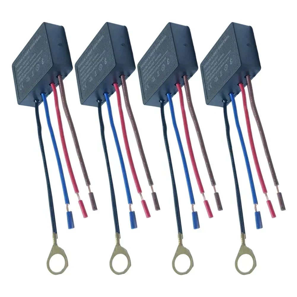 

Освещение спальни, 4-сторонний диммер, решения освещения, управление, черная, простая проводка, прочный материал, сенсорное затемнение, универсальное применение