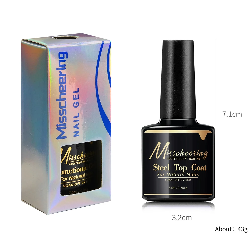 8ml abnehmbarer Nagel Basis lack kein Wischen für matte Dec klack schnelle Grundierung luft trockener Gel Nagellack DIY multifunktion ale Nägel Art Gel