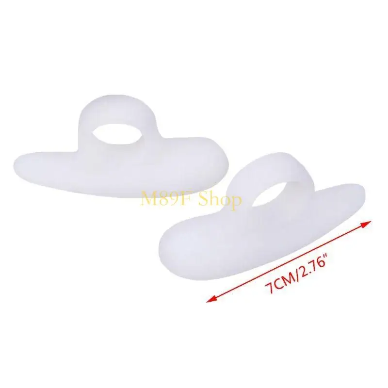 M89F 2PCS Hammer Toe Cushion Silicone Protector Corrector Watherener Bunion Guard