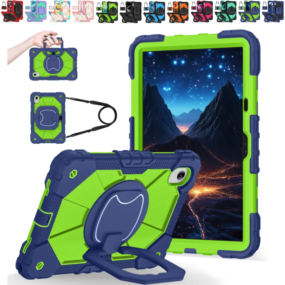 حافظة لجهاز لينوفو تاب M11 11 بوصة TB331FC TB330FU Idea 11 TB336ZU Xiaoxin Pad 2025 2024 11 "حامل دوار غطاء لوحي مع حزام