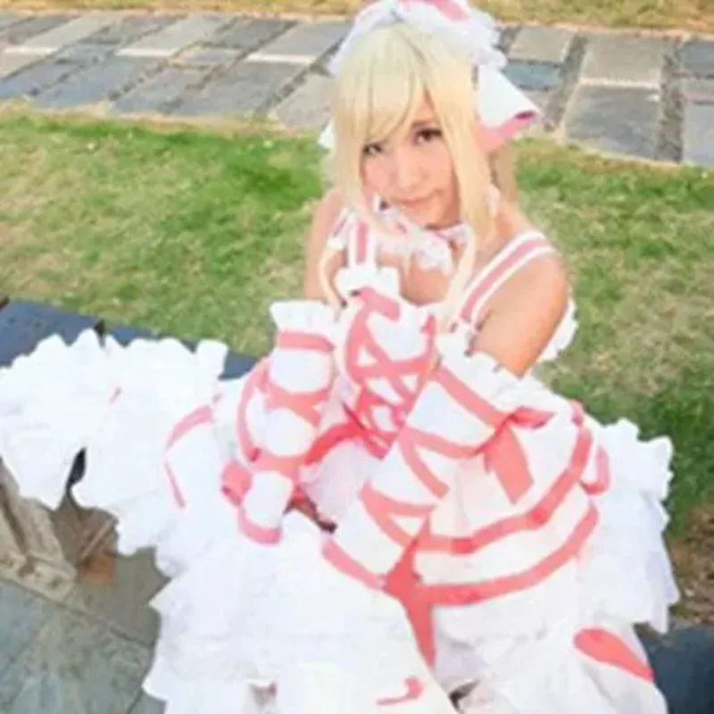 AAA 2025 Cos ordenador humanoide corazón de Ángel pequeño ji rosa blanco rojo púrpura negro ropa dulce cosplay