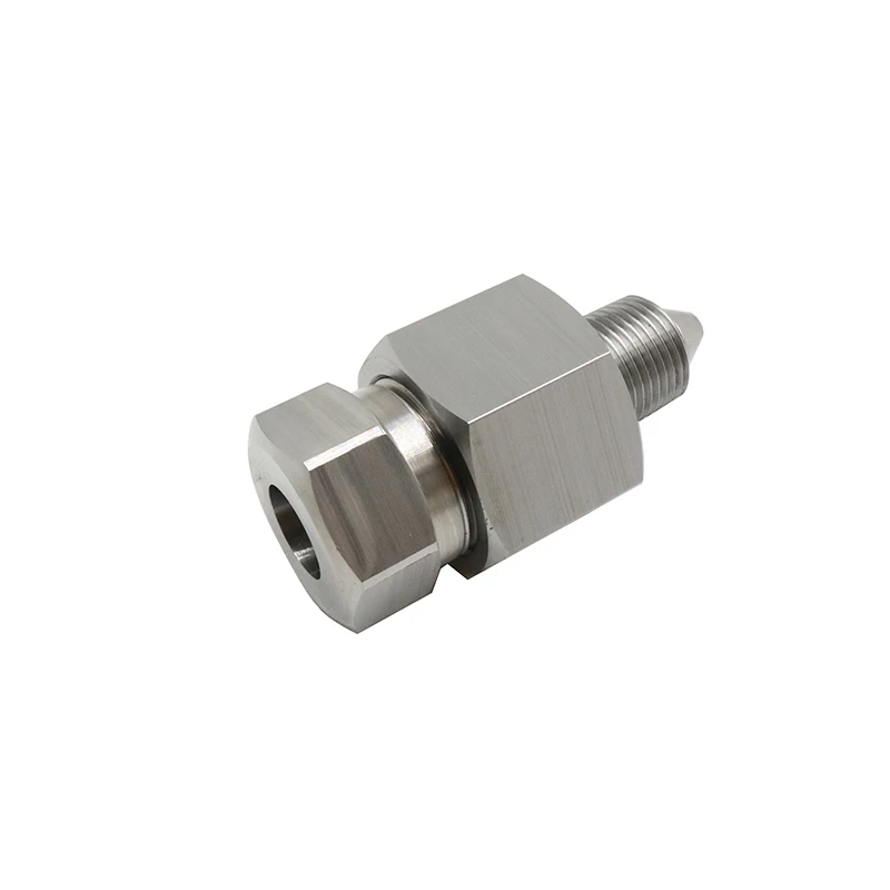 High Pressure Pipe Fitting Adapter A-4691 9 / 16 Male;3 / 8 Fem Water Jet Cutting Parts