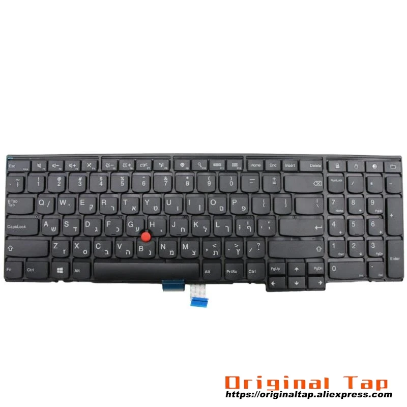 HB Hebrew IL Israel Keyboard for Lenovo Thinkpad P50s T560 W540 T540p W541 T550 W550s L540 L560 04Y2362 00PA589 00PA630 04Y2440