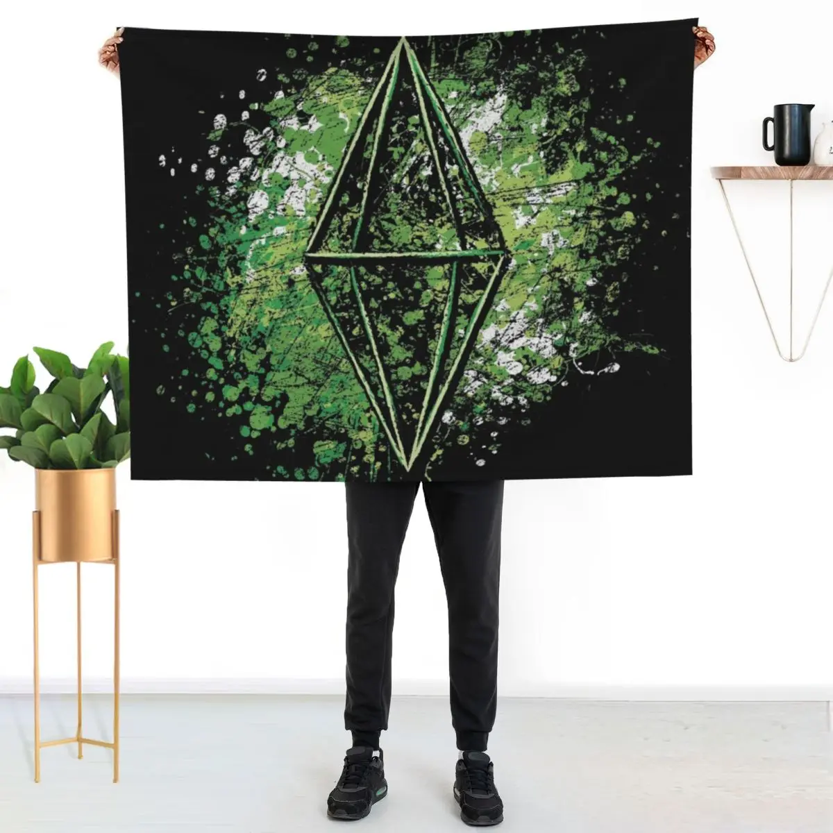 Sims Splatter 2 Throw Blanket Sofa Throw Decoratives cosplay anime Retros Comforter warm for winter Blankets