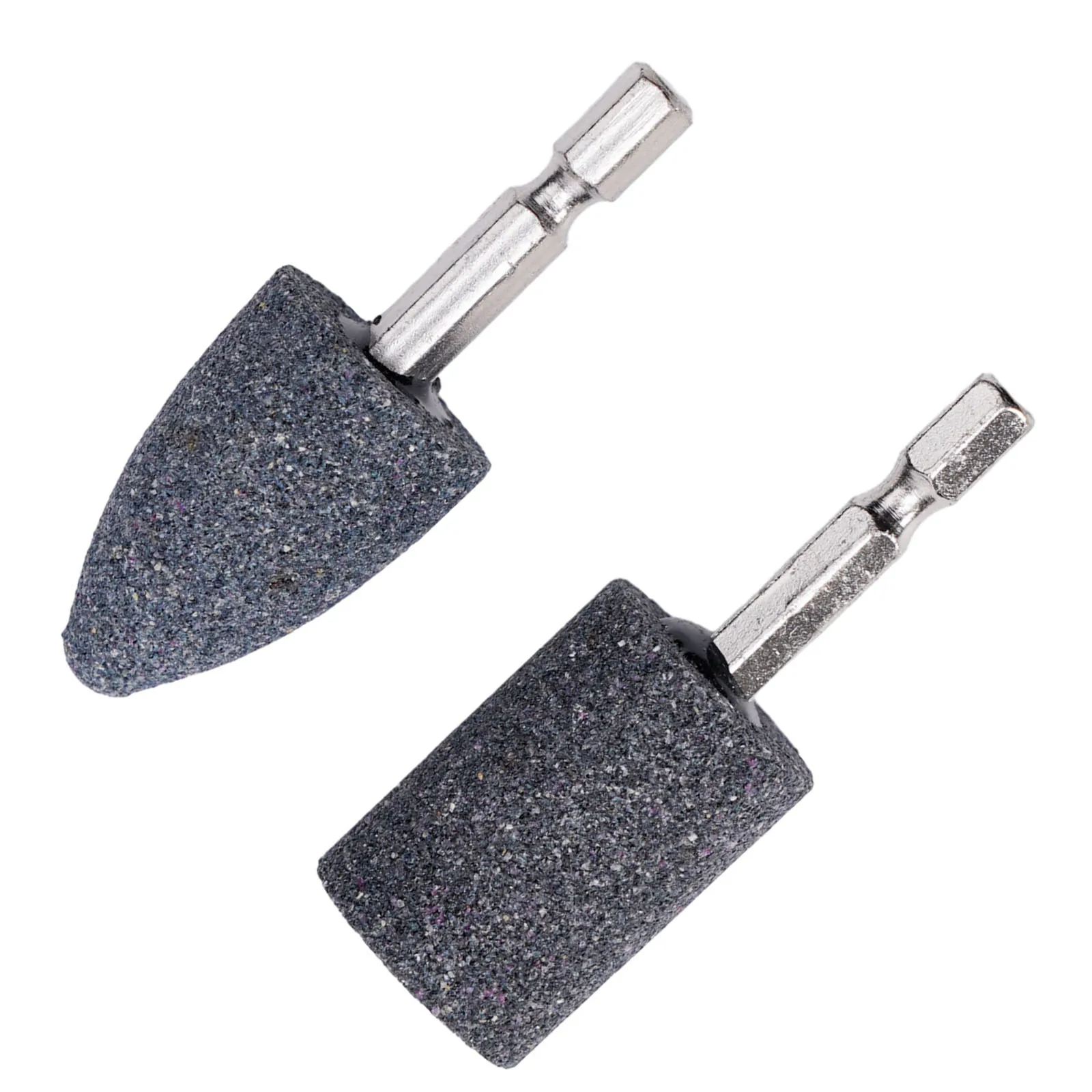 2pcs Hexagonal Shank Grinding Wheel Sharpening Head Power Tool Accessories For Grinding Engraving Ceramic Glass Cemented Carbide