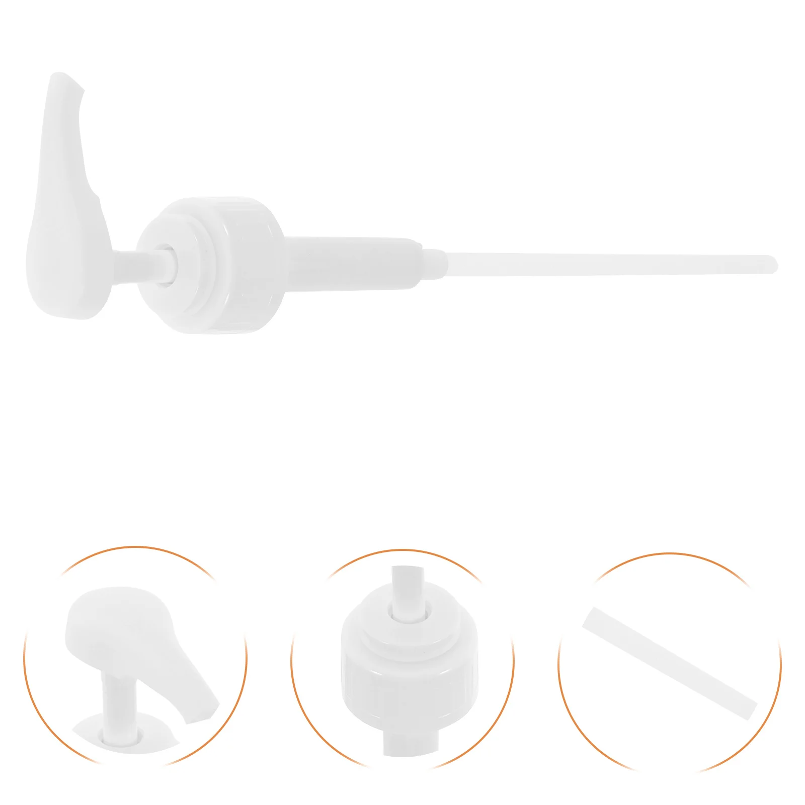 

2Pcs Press Pump Dispenser for Shampoo Bottle Replacement Lotion Soap Conditioner Liquid Bottle Pump Conditioner Pumps