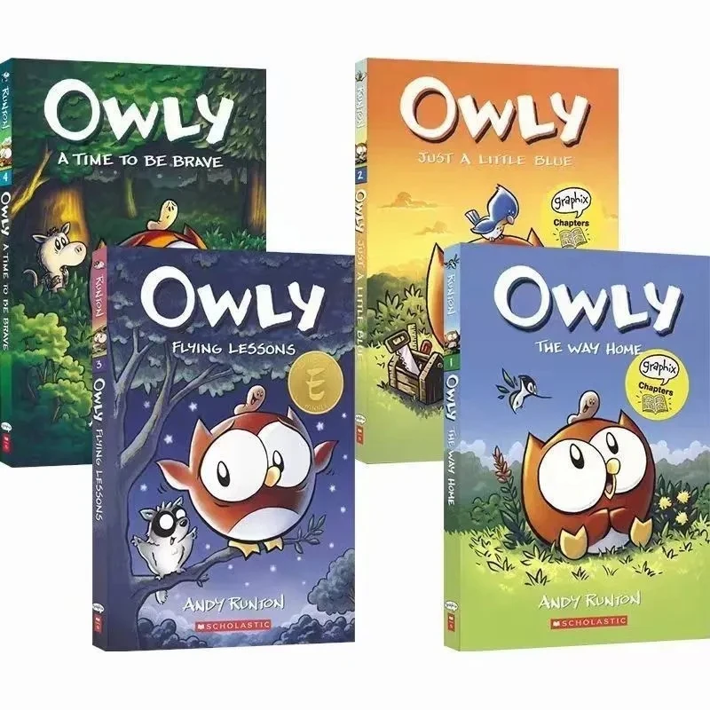 

Manga Big Eyes Owl Ally Owl 4 Volume Set