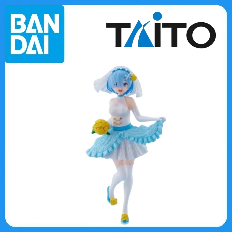 In Stock Genuine TAiTO Re:Zero Kara Hajimeru Isekai Seikatsu Rem Coreful Figure Wedding Ver Garage Kit Anime Cartoon Model Toys